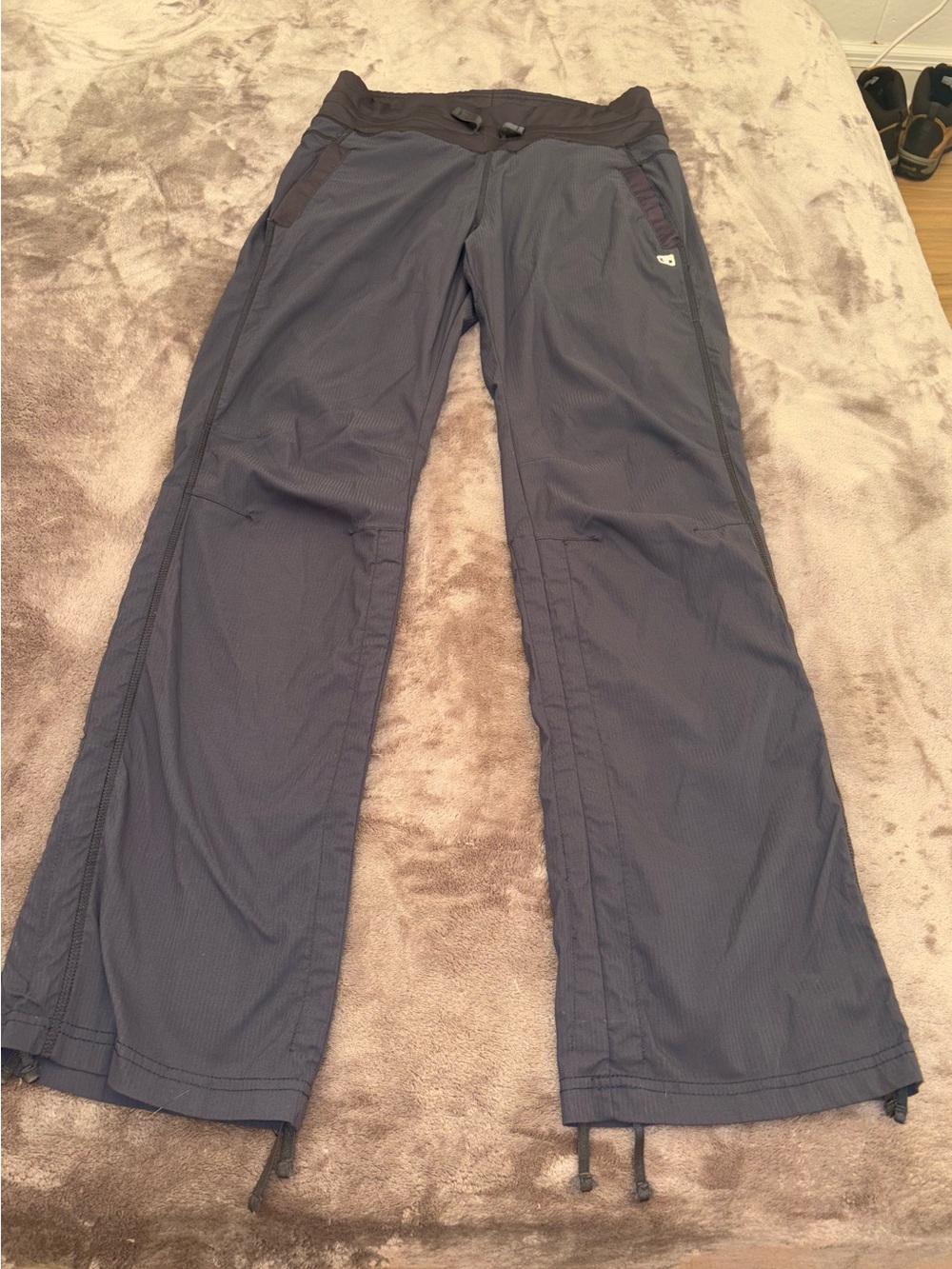 Hind Women's Dark Gray Athletic  Pants with Drawstring